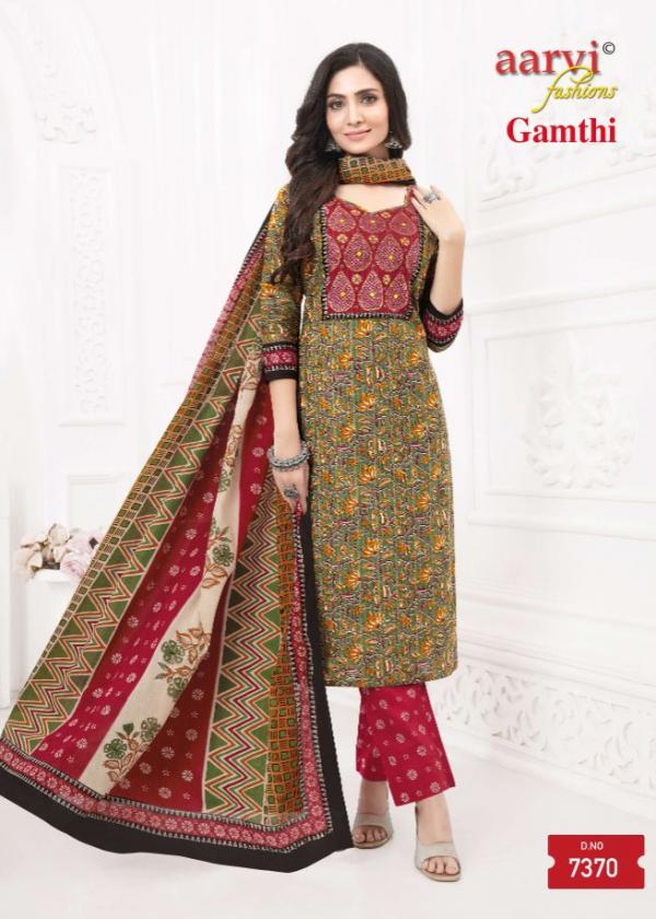 Aarvi Gamthi Vol-6 – Kurti Pant With Dupatta